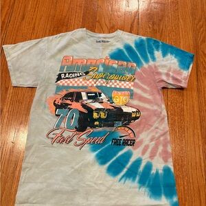 Chemistry Graphic Tee with Blue and White